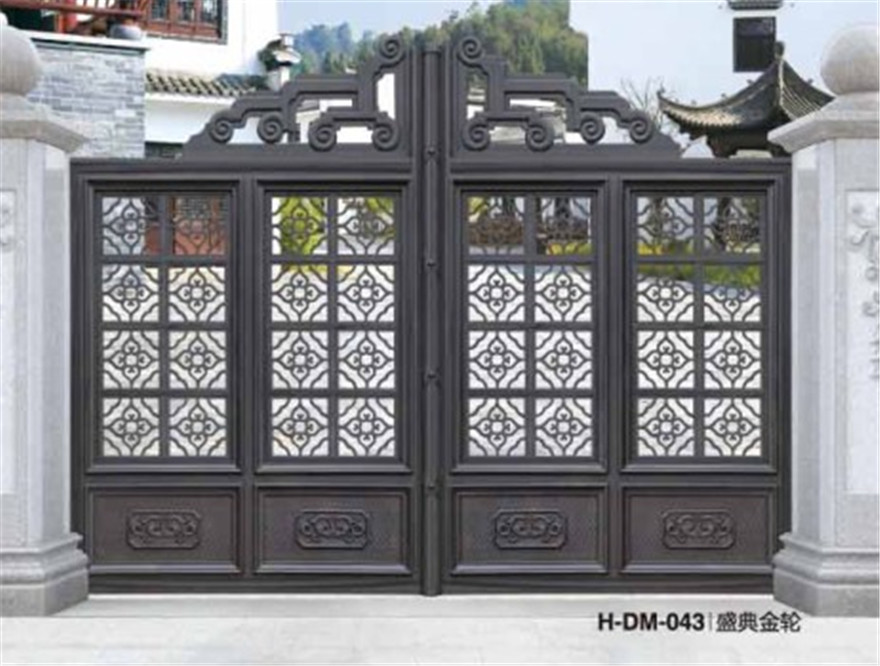 别墅大门豪华铝艺庭院门-贵族华府